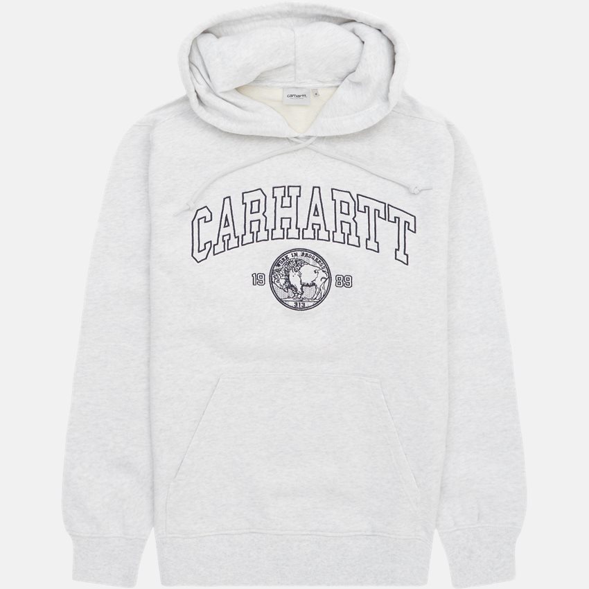 Carhartt WIP Sweatshirts HOODED COIN SWEATSHIRT I031798 ASH HEATHER